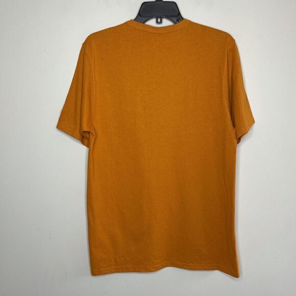 CHAMPION Mens Big-C Floss Embroidered Orange T-Shirt NEW Cotton Tee Medium M - Picture 4 of 7